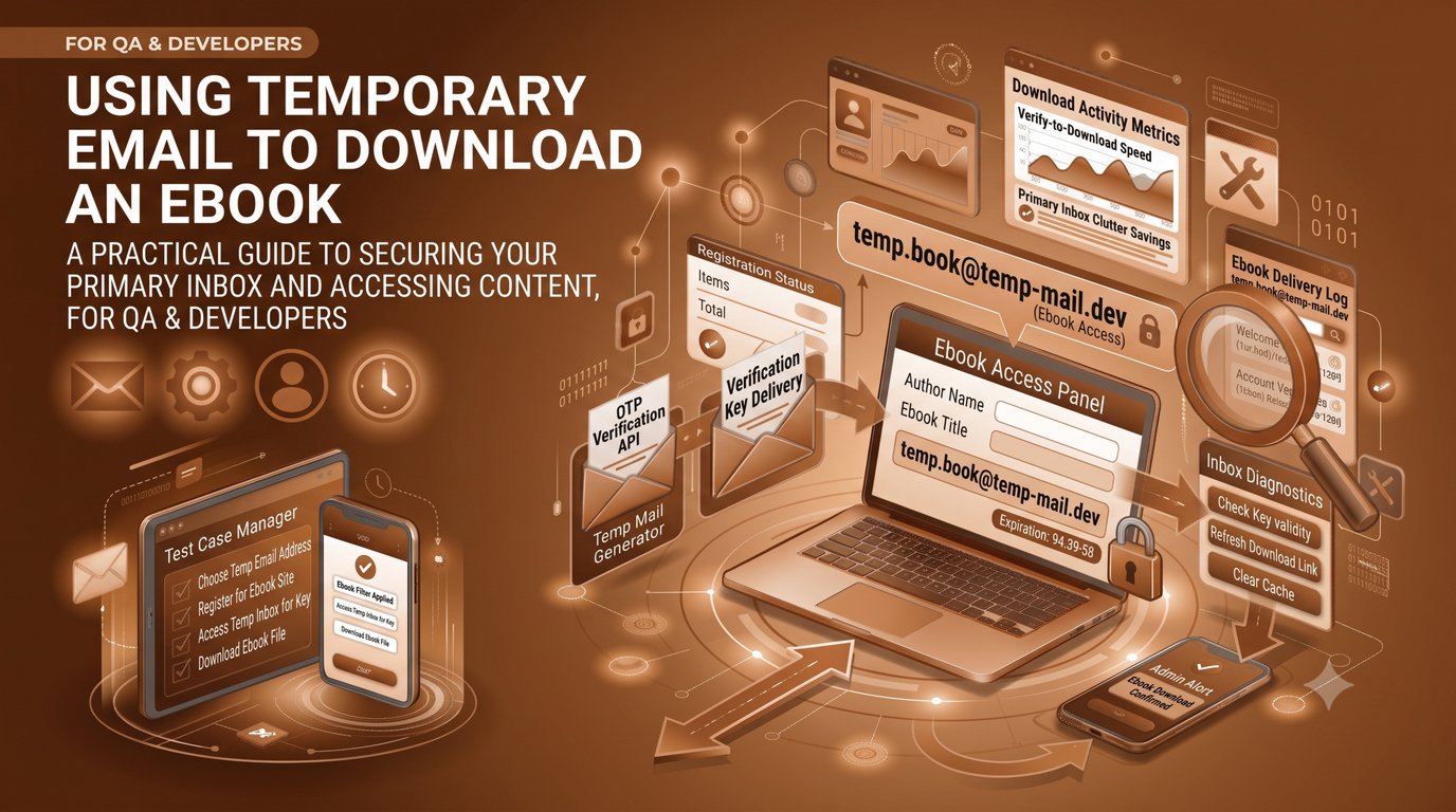 Using Temporary Email to Download an Ebook
