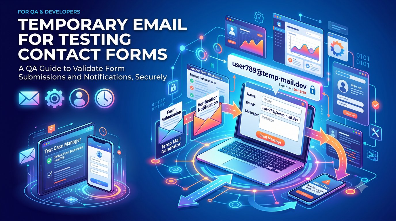 Temporary Email for Testing Contact Forms