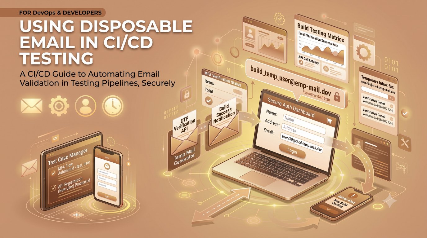 Using Disposable Email in CI/CD Testing