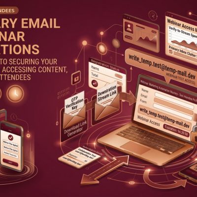 Temporary Email for Webinar Registrations