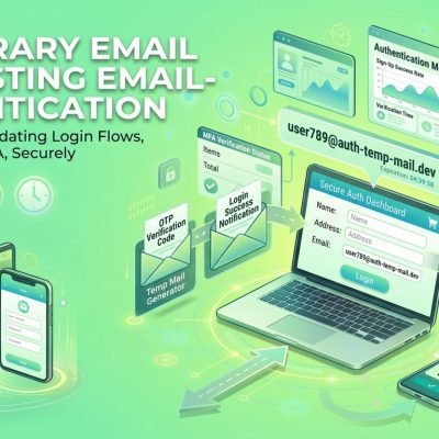 Temporary Email for Testing Email-Based Authentication